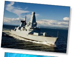 British Navy Type 45 Destroyer